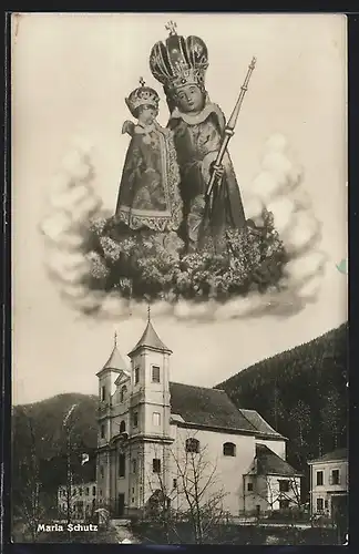 AK Maria Schutz am Semmering, Wallfahrtskirche, Heiligenbild