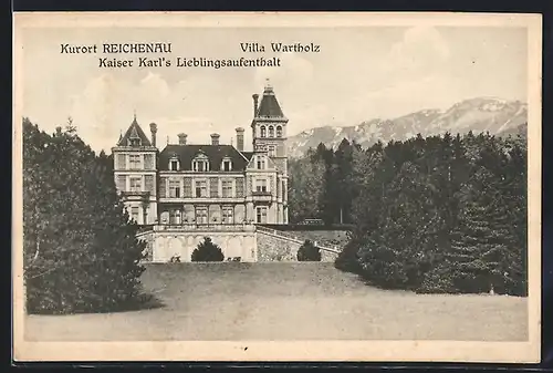 AK Reichenau, Villa Wartholz