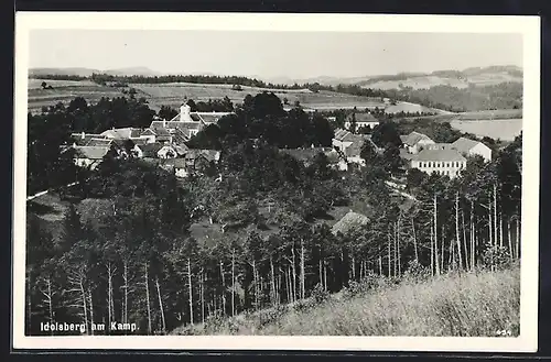 AK Idolsberg am Kamp, Ortsansicht aus der Vogelschau