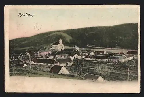 AK Reidling, Gesamtansicht mit Kirche