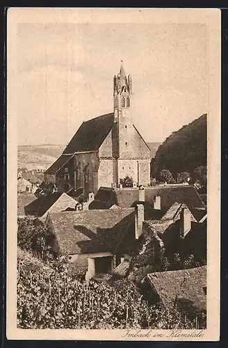 AK Imbach im Kremstal, Zweischiffige gotische Hallenkirche, Josefskapelle
