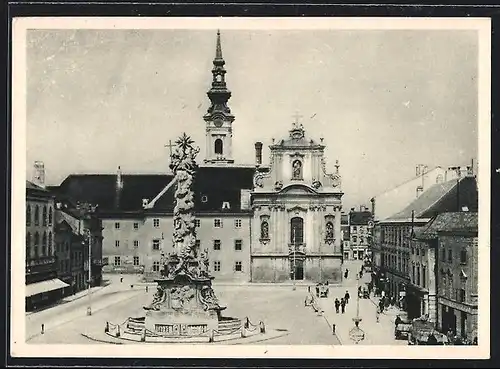 AK St. Pölten, Platz, Dreifaltigkeitssäule