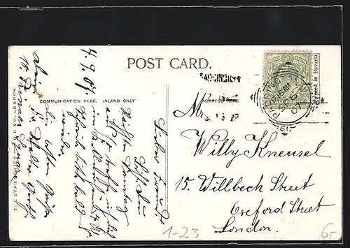 AK The Duke of Portland, Bothal Castle, Northumberland