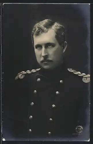 AK Albert I. von Belgien in Uniform