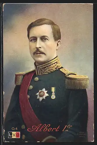 AK Le Gaulois, Albert 1er, König von Belgien