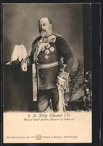 AK HM King Edward VII., King of Great Britain, Emperor of India etc.
