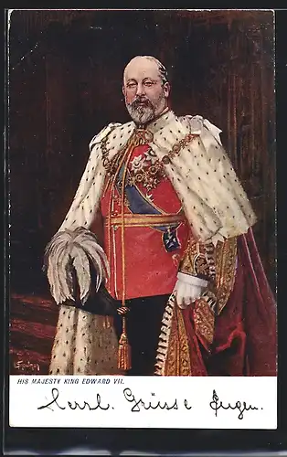 AK His majesty King Edward VII.