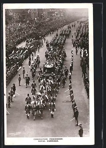 AK Coronation Procession Royal Carriage