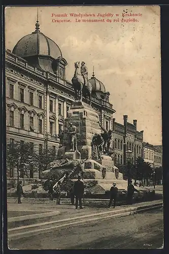AK Cracovie, Le monument du roi Jagiello