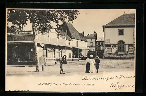 AK St-Pourcain, Cafe du Cours, Les Halles