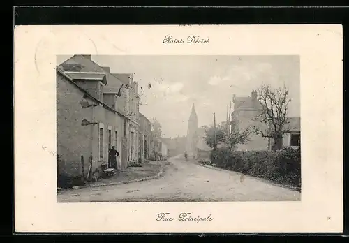 AK Saint-Desire, Rue Principale, l`Eglise