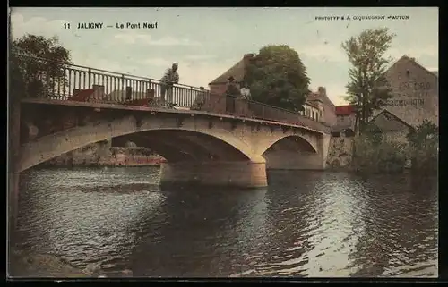 AK Jaligny, Le Pont Neuf