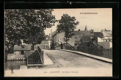 AK Jaligny, Le Pont a l'arrivee