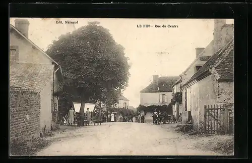 AK Le Pin, Rue du Gare