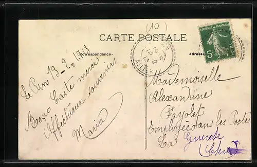 AK Le Pin, Rue du Gare