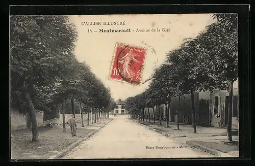 AK Montmarault, Avenue de la Gare