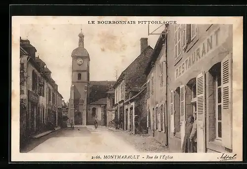AK Montmarault, Rue de l`Eglise