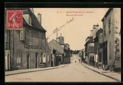 AK Montmarault, Rue de Moulins
