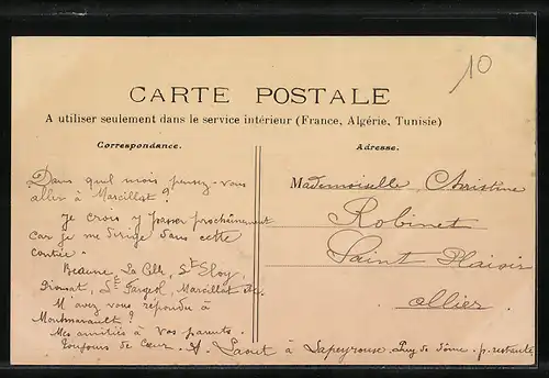 AK Montmarault, Rue de Moulins