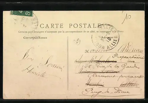 AK Montmarault, l`Eglise, Place d`Armes