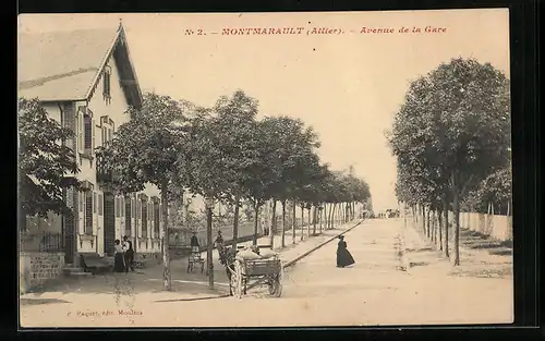 AK Montmarault, Avenue de la Gare
