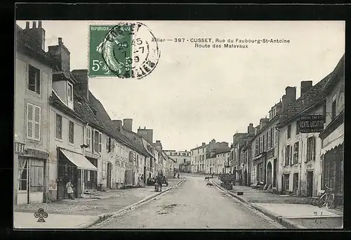 AK Cusset, Rue du Faubourg-St-Antoine, Route des Malavaux