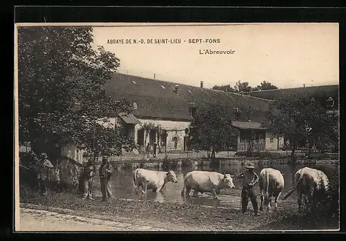 AK Abbaye de N.-D. de Saint-Lieu, Sept-Fons, L`Abreuvoir