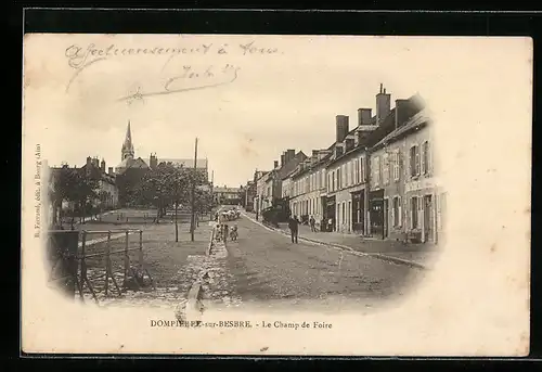 AK Dompierre-sur-Besbre, Le Champ de Foire