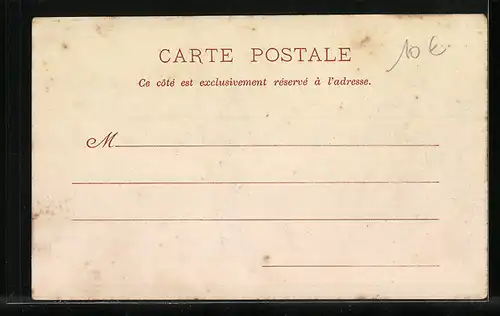 AK Longwy, Grand Hotel Saint-Martin, Strassenbahn unterwegs