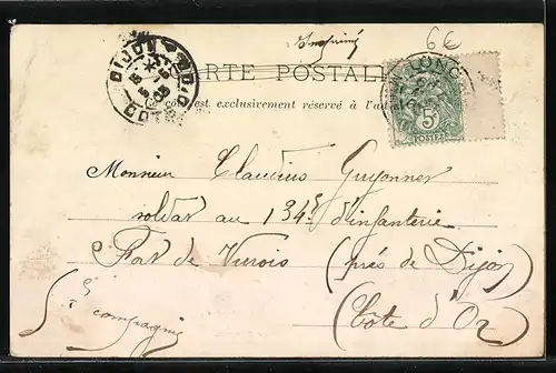 AK Longwy, Place d`Armes, l`Eglise, Strassenbahn