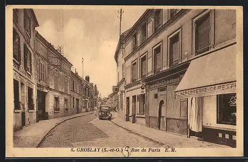 AK S. Groslay, Rue de Paris