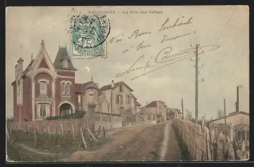 AK Eaubonne, La Rue des Callais