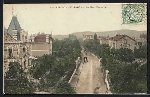 AK Eaubonne, La Rue Eugenie