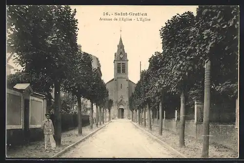 AK Saint-Gratien, Avenue de l`Eglise