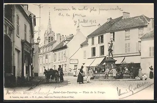 AK Saint-Leu-Taverny, Place de la Forge