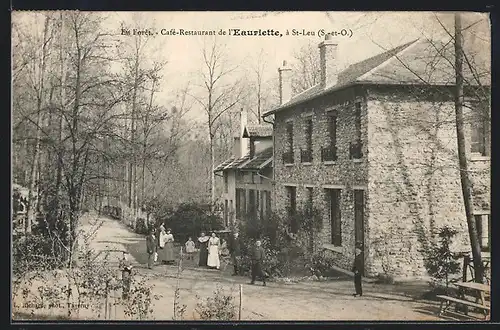 AK Saint-Leu, En Foret, Cafe Restaurant de l`Eauriette