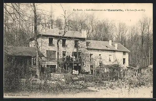 AK Saint-Leu, En Foret, Cafe Restaurant de l`Eauriette