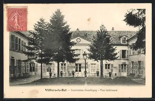 AK Villiers-le-Bel, Institution Guerbigny-Vue intèrieure