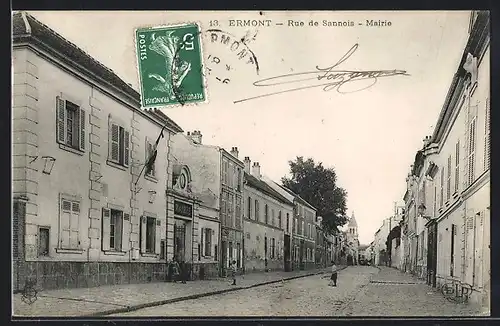 AK Ermont, Rue de Sannois, Mairie