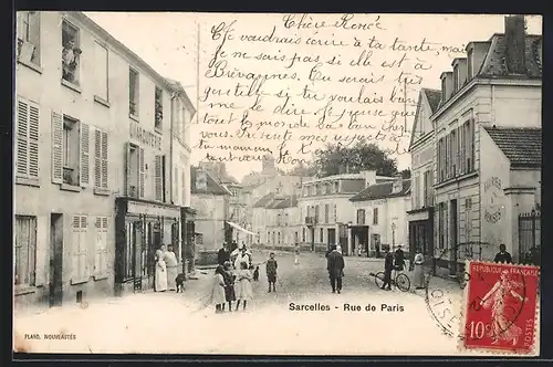 AK Sarcelles, Rue de Paris