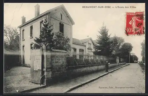 AK Beaumont-sur-Oise, L`Ecole des Filles