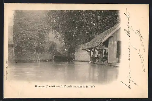 AK Gonesse, Le Crould au pont de la Ville