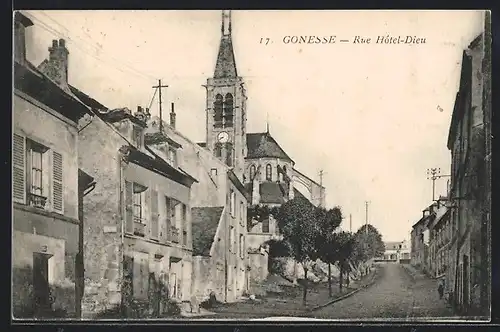 AK Gonesse, Rue Hotel-Dieu, l`Eglise