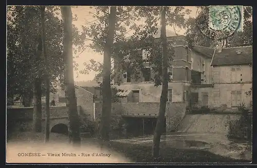 AK Gonesse, Vieux Moulin, Rue d`Aulnay