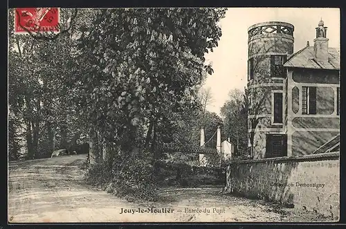 AK Jouy-le-Moutier, Entree du Pont