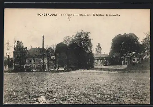 AK Montgeroult, Le Moulin de Montgeroult et le Chateau de Courcelles