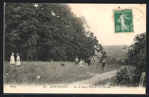AK Montmagny, Sur la Butte Pinson, La Pelouse