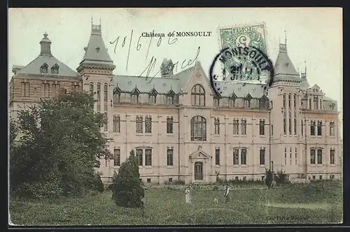 AK Montsoult, Chateau, facade