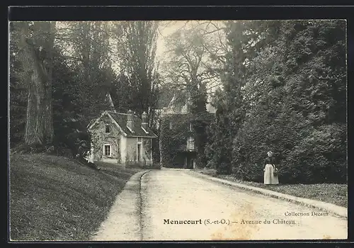 AK Menucourt, Avenue du Chateau