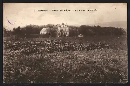 AK Mours, Villa St-Regis, Vue sur la Foret